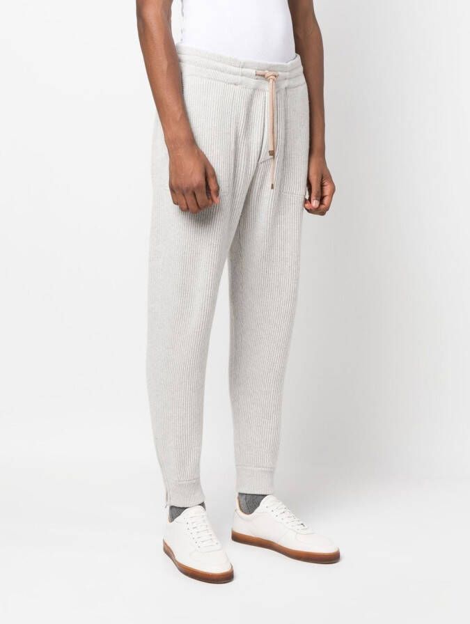 Brunello Cucinelli Kasjmier trainingsbroek Grijs