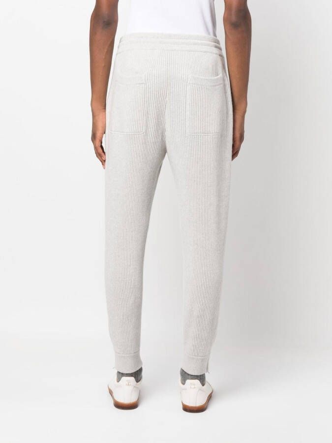 Brunello Cucinelli Kasjmier trainingsbroek Grijs