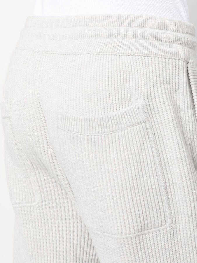Brunello Cucinelli Kasjmier trainingsbroek Grijs