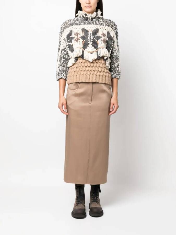 Brunello Cucinelli Kasjmier trui Beige