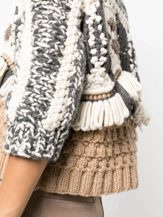 Brunello Cucinelli Kasjmier trui Beige