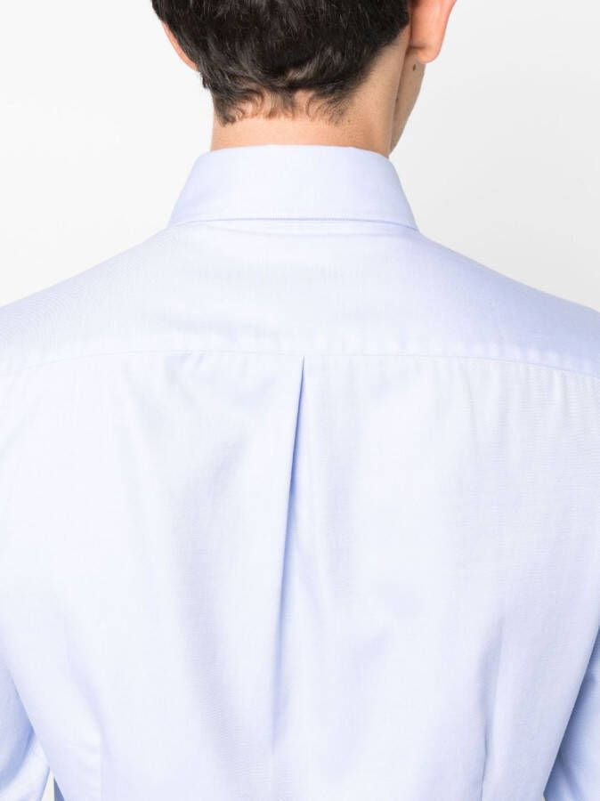 Brunello Cucinelli Katoenen overhemd Blauw