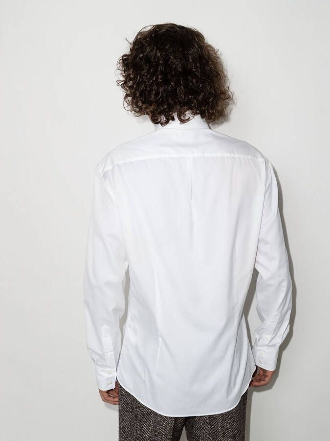 Brunello Cucinelli Katoenen overhemd Wit