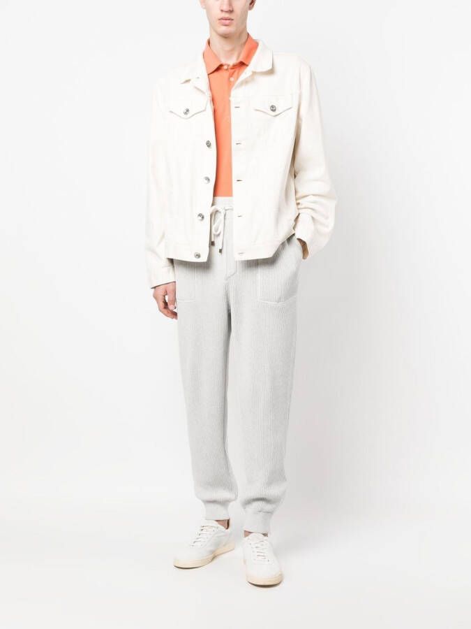 Brunello Cucinelli Katoenen poloshirt Oranje