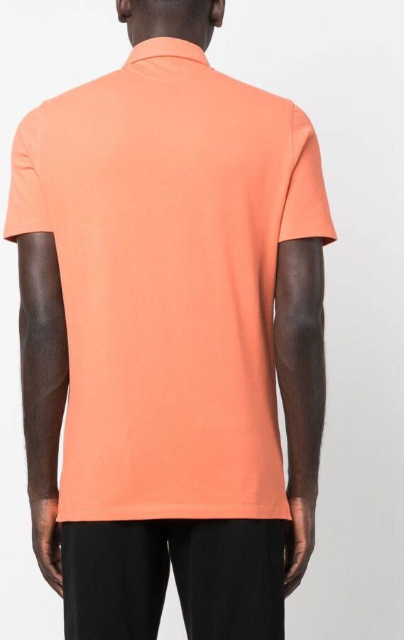 Brunello Cucinelli Katoenen poloshirt Oranje