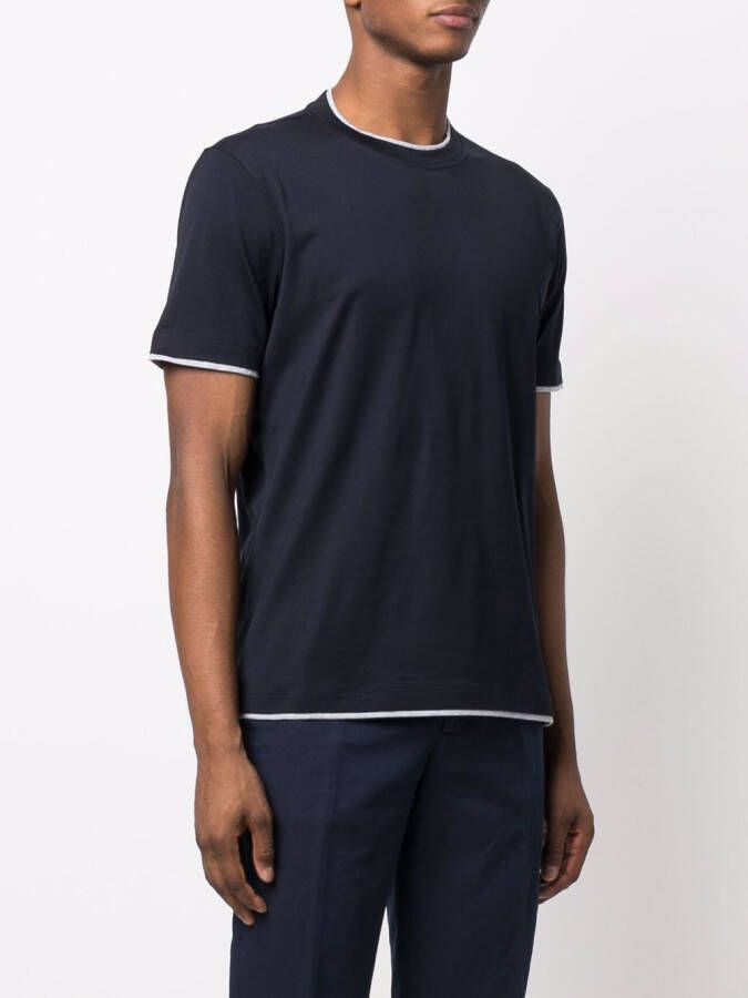 Brunello Cucinelli Katoenen T-shirt Blauw