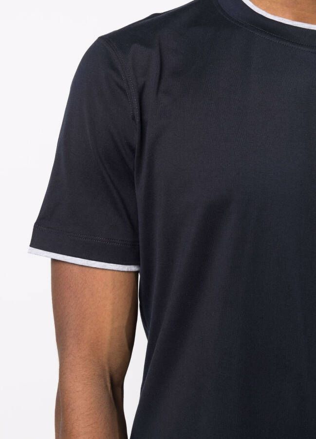 Brunello Cucinelli Katoenen T-shirt Blauw