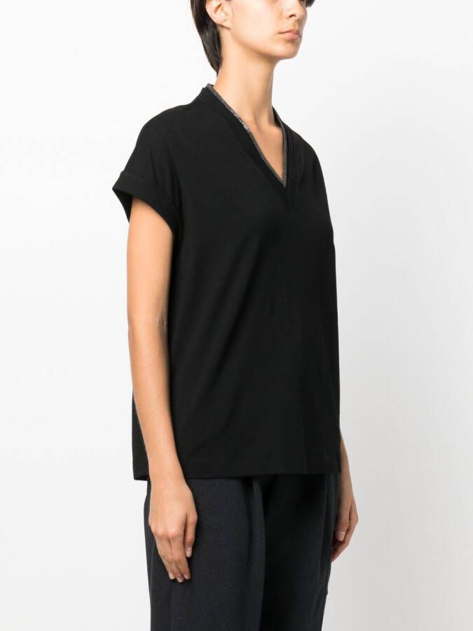 Brunello Cucinelli Katoenen T-shirt Zwart
