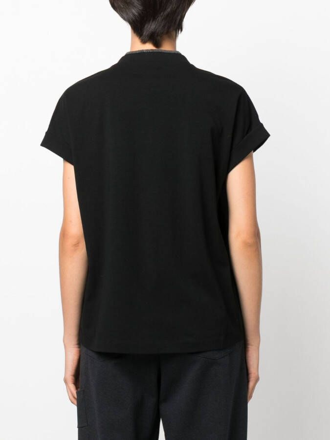 Brunello Cucinelli Katoenen T-shirt Zwart