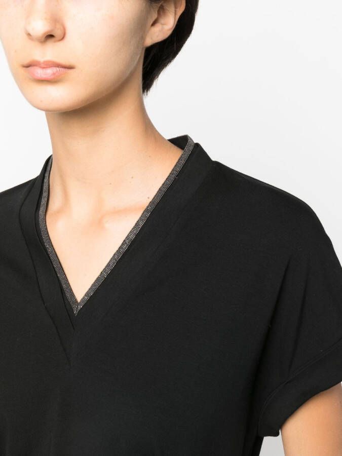 Brunello Cucinelli Katoenen T-shirt Zwart