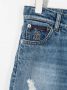 Brunello Cucinelli Kids Jeans met toelopende pijpen Blauw - Thumbnail 3