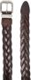 Brunello Cucinelli Kids Leren riem Bruin - Thumbnail 2