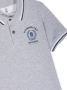 Brunello Cucinelli Kids Poloshirt met logoprint Grijs - Thumbnail 3