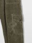 Brunello Cucinelli Kids Ribfluwelen broek Groen - Thumbnail 3