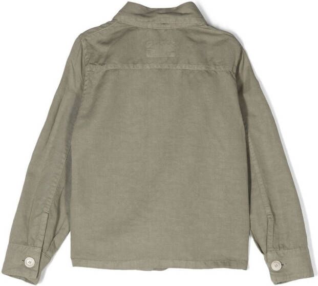 Brunello Cucinelli Kids Shirt met lange mouwen Groen