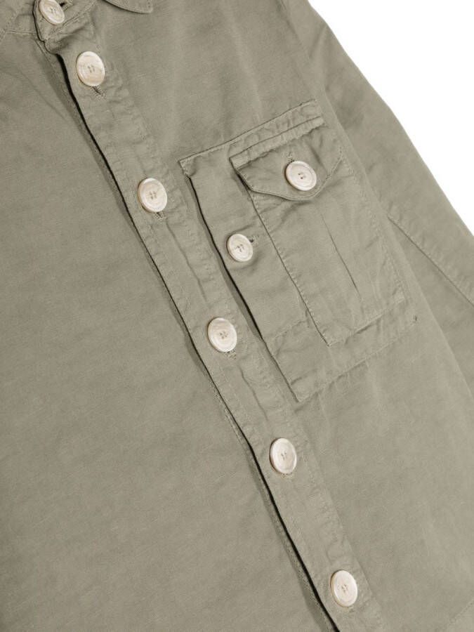 Brunello Cucinelli Kids Shirt met lange mouwen Groen
