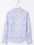 Brunello Cucinelli Kids Shirt met paisley-print Blauw - Thumbnail 2