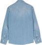 Brunello Cucinelli Kids Spijkershirt Blauw - Thumbnail 2