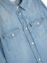Brunello Cucinelli Kids Spijkershirt Blauw - Thumbnail 3