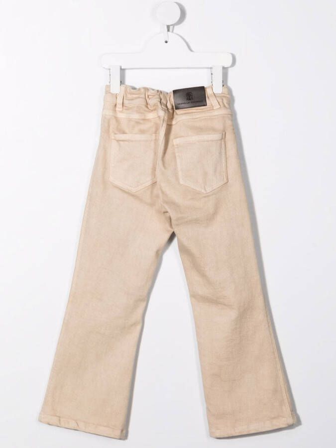 Brunello Cucinelli Kids Straight jeans Beige