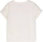 Brunello Cucinelli Kids T-shirt met pailletten Beige - Thumbnail 2