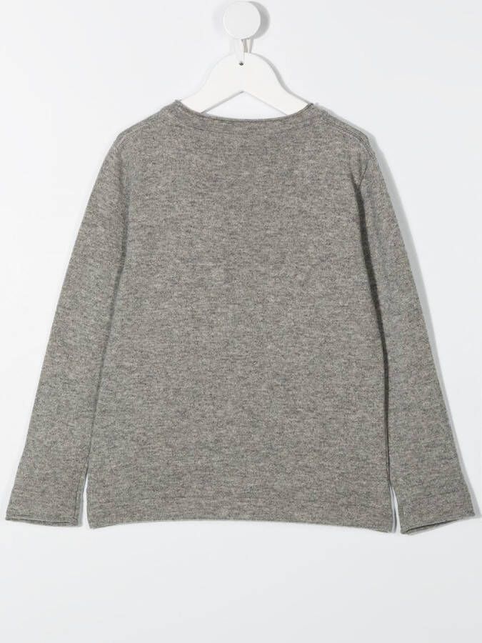 Brunello Cucinelli Kids T-shirt met print Grijs