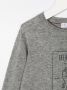 Brunello Cucinelli Kids T-shirt met print Grijs - Thumbnail 3