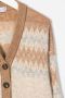 Brunello Cucinelli Kids Vest met geometrische print Beige - Thumbnail 3