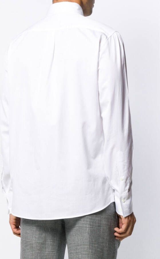 Brunello Cucinelli Klassiek overhemd Wit