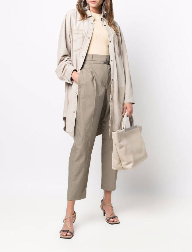Brunello Cucinelli Lang shirtjack Beige
