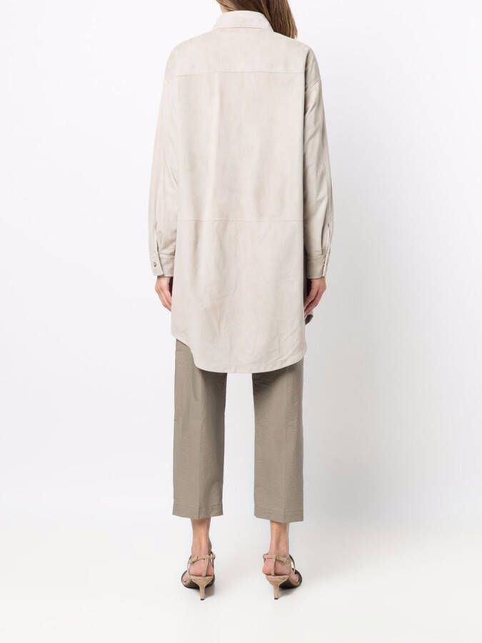 Brunello Cucinelli Lang shirtjack Beige