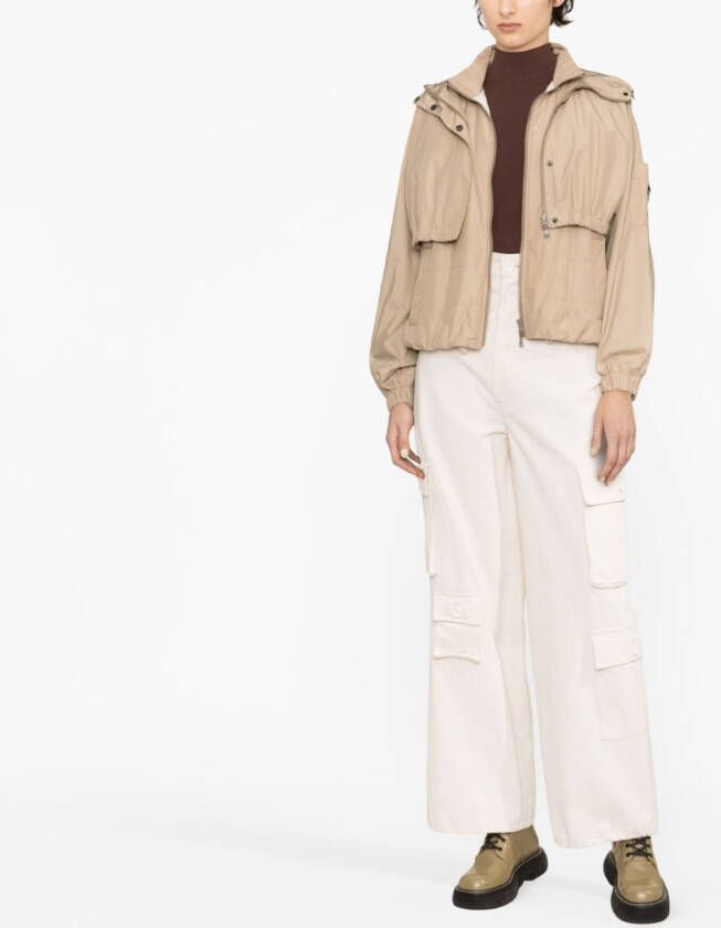 Brunello Cucinelli Gelaagde jas Beige