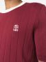 Brunello Cucinelli Trui met geborduurd logo Rood - Thumbnail 5