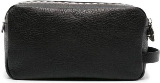 Brunello Cucinelli Shopper met gegraveerd logo Zwart