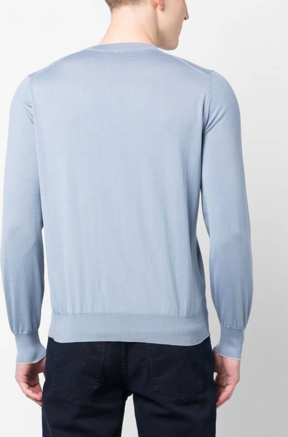 Brunello Cucinelli Katoenen trui Blauw