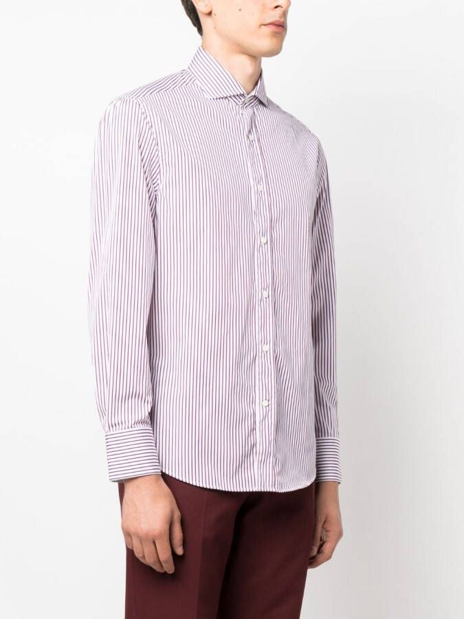 Brunello Cucinelli Katoenen overhemd Wit