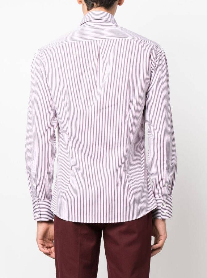 Brunello Cucinelli Katoenen overhemd Wit