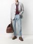 Brunello Cucinelli Mantel met enkele rij knopen Grijs - Thumbnail 2