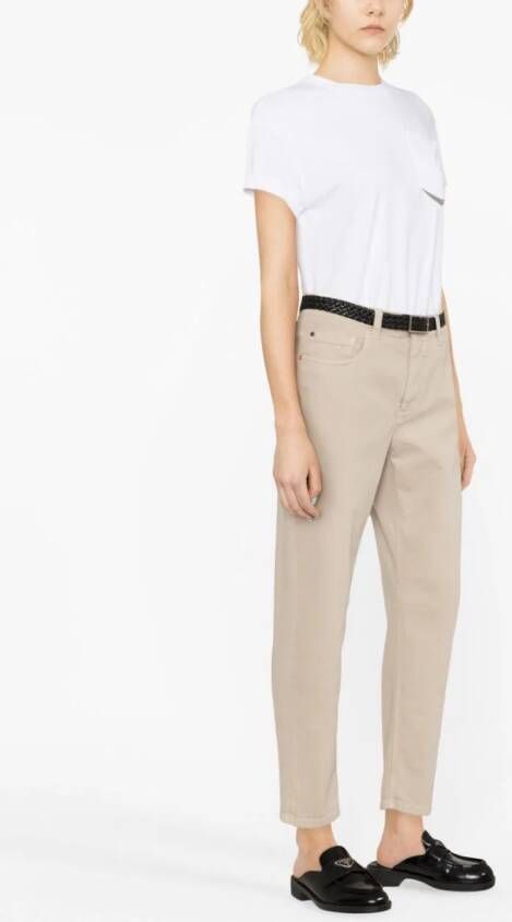 Brunello Cucinelli Monili bead-embellished T-shirt Wit