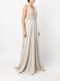 Brunello Cucinelli Mouwloze avondjurk Beige - Thumbnail 3