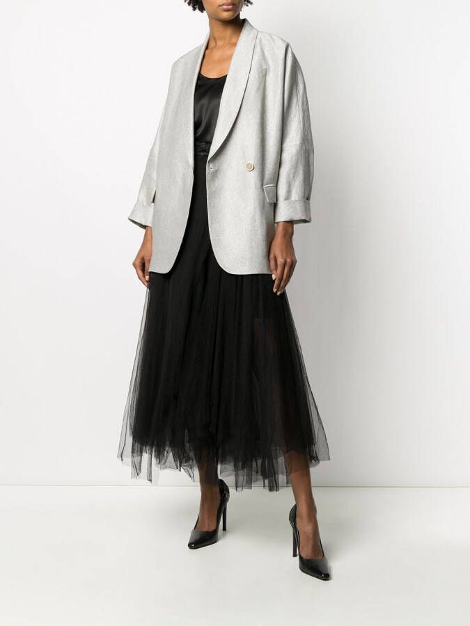 Brunello Cucinelli Mouwloze blouse Zwart