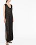 Brunello Cucinelli Opengebreide maxi-jurk Zwart - Thumbnail 2