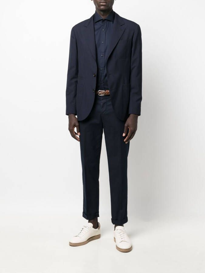Brunello Cucinelli Overhemd met lange mouwen Blauw