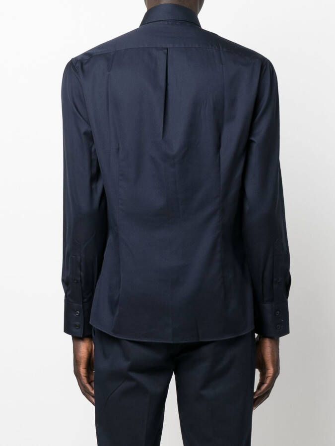 Brunello Cucinelli Overhemd met lange mouwen Blauw