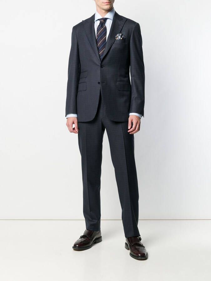 Brunello Cucinelli Overhemd met puntkraag Blauw