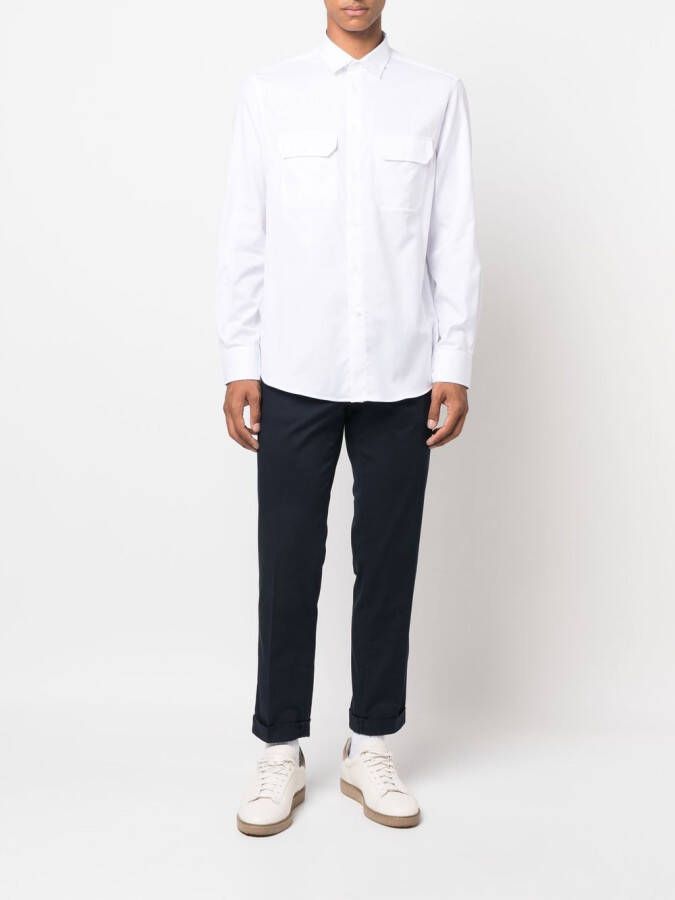 Brunello Cucinelli Overhemd met twee zakken Wit