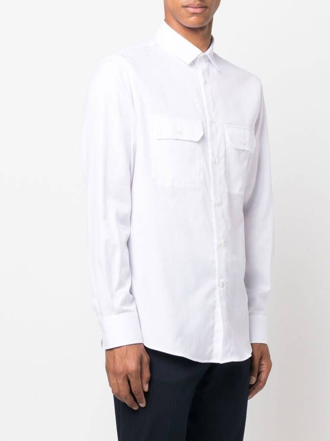 Brunello Cucinelli Overhemd met twee zakken Wit