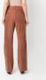 Brunello Cucinelli Palazzo broek met vier zakken Bruin - Thumbnail 4