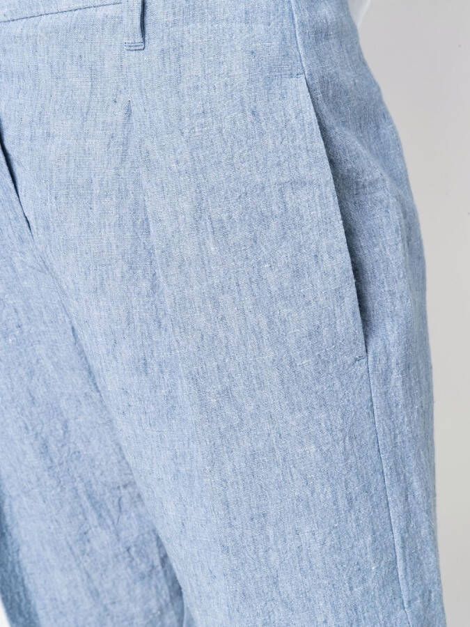 Brunello Cucinelli Pantalon met cuffs Blauw