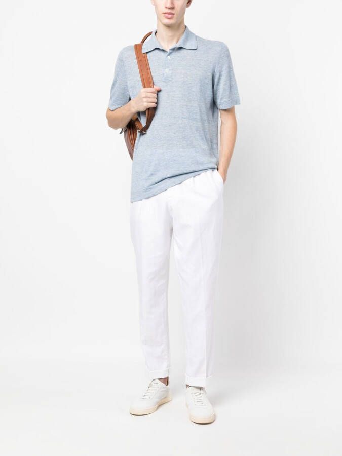 Brunello Cucinelli Poloshirt Blauw